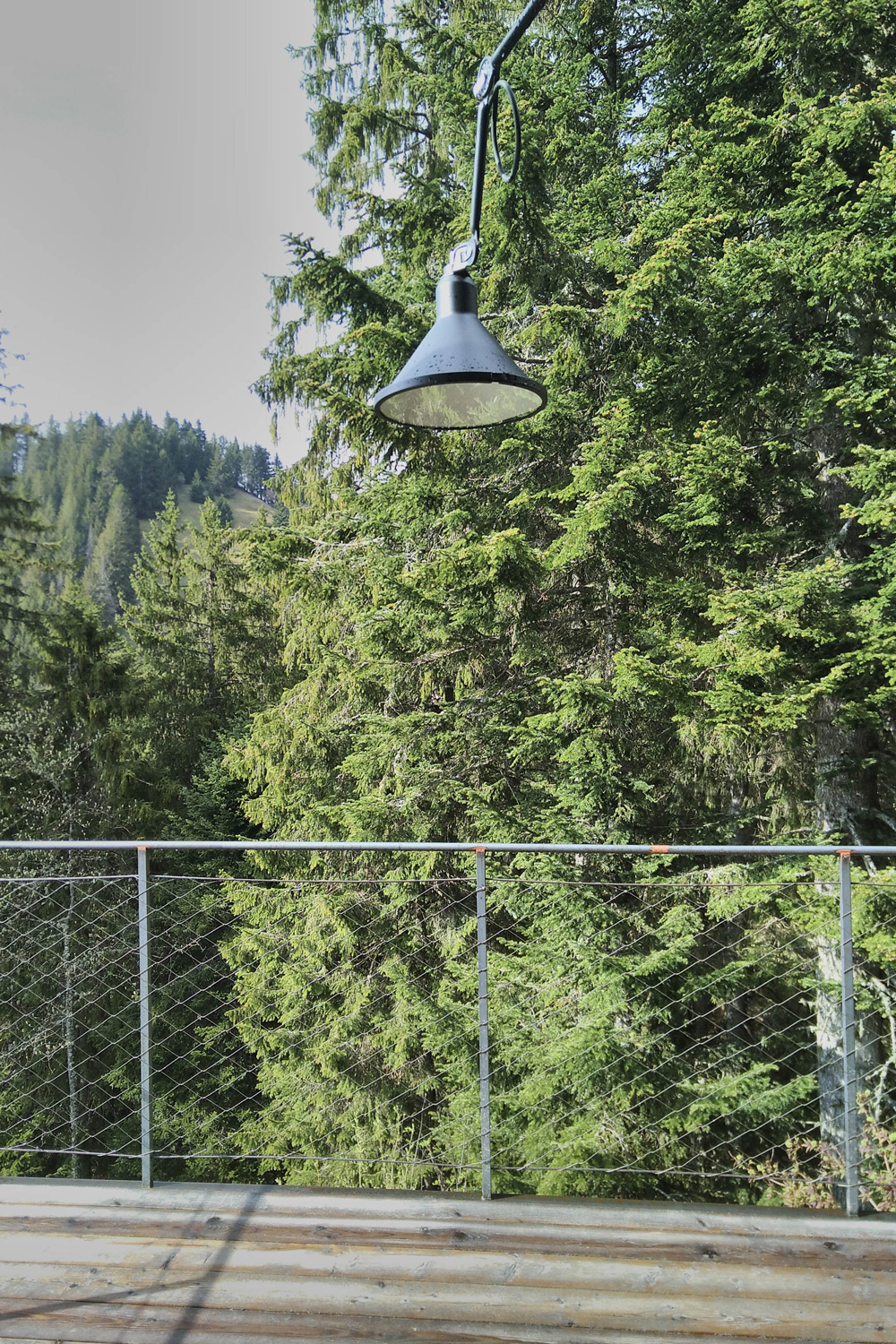 Schuster Architecte Transformation Chalet Lampadaire